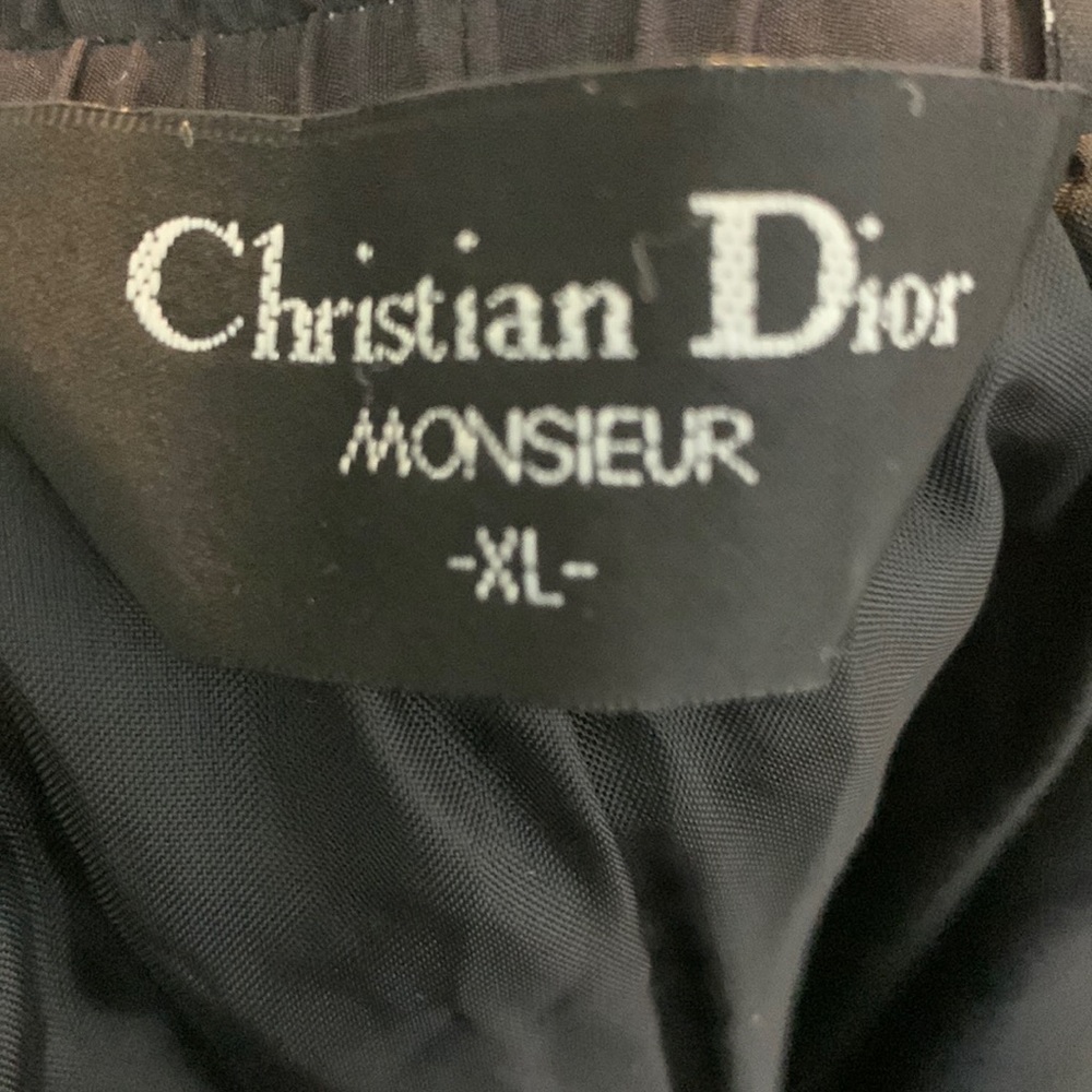 Christian Dior Monsieur 100% Silk Black Joggers SZ XL - Picture 3 of 5